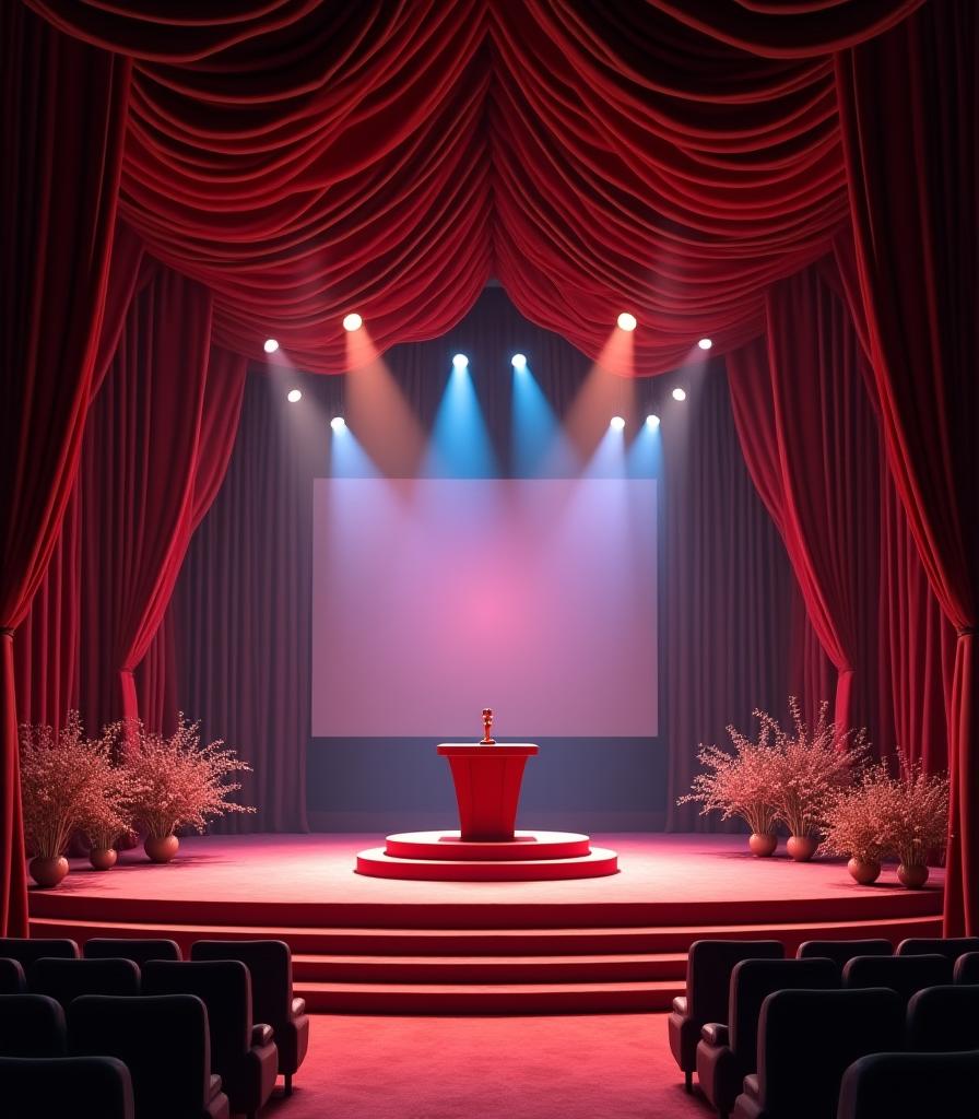 Film Festival Stage Setup
