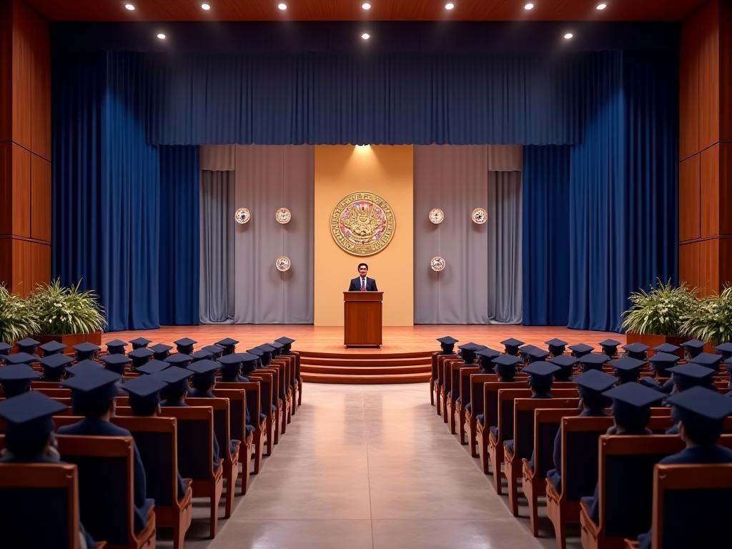 Graduation Ceremony Stage Setup